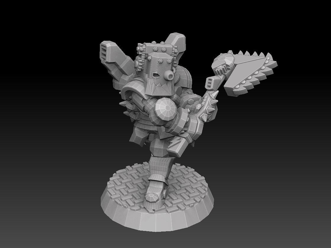 Orc Astroknight Megapack 3D print model_14