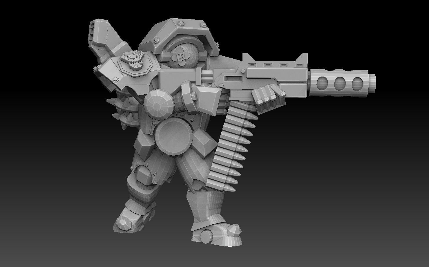 Orc Astroknight Megapack 3D print model_38