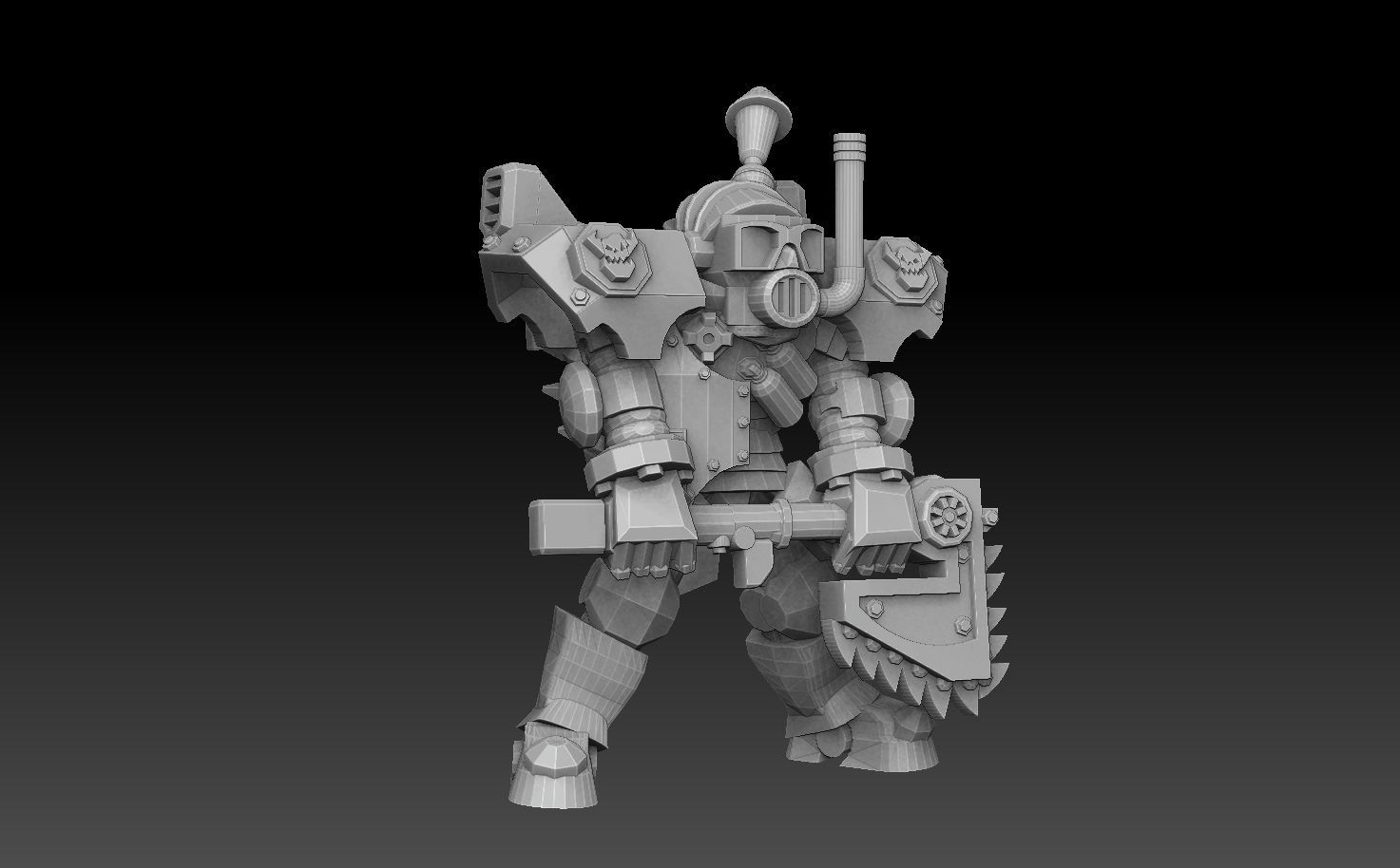 Orc Astroknight Megapack 3D print model_32
