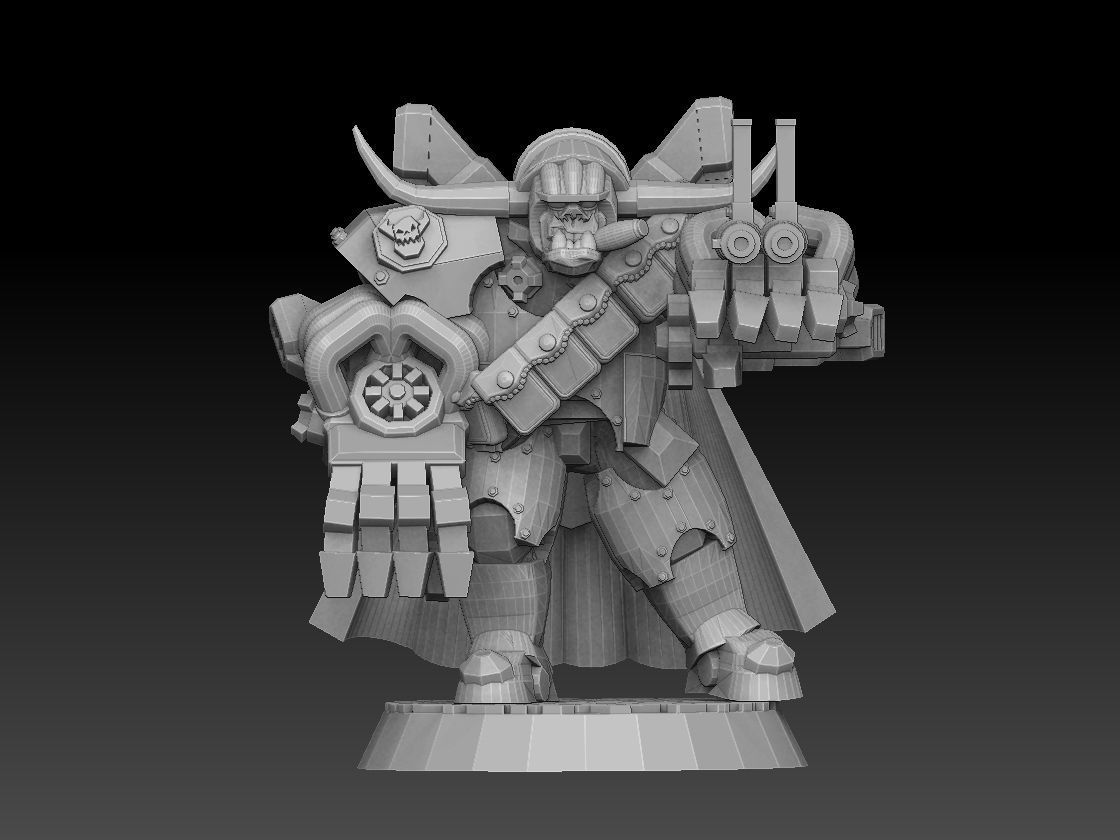 Orc Astroknight Megapack 3D print model_13