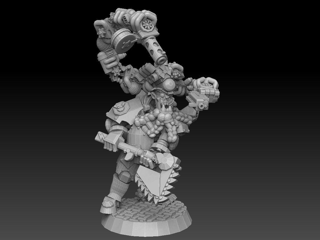 Orc Astroknight Megapack 3D print model_6