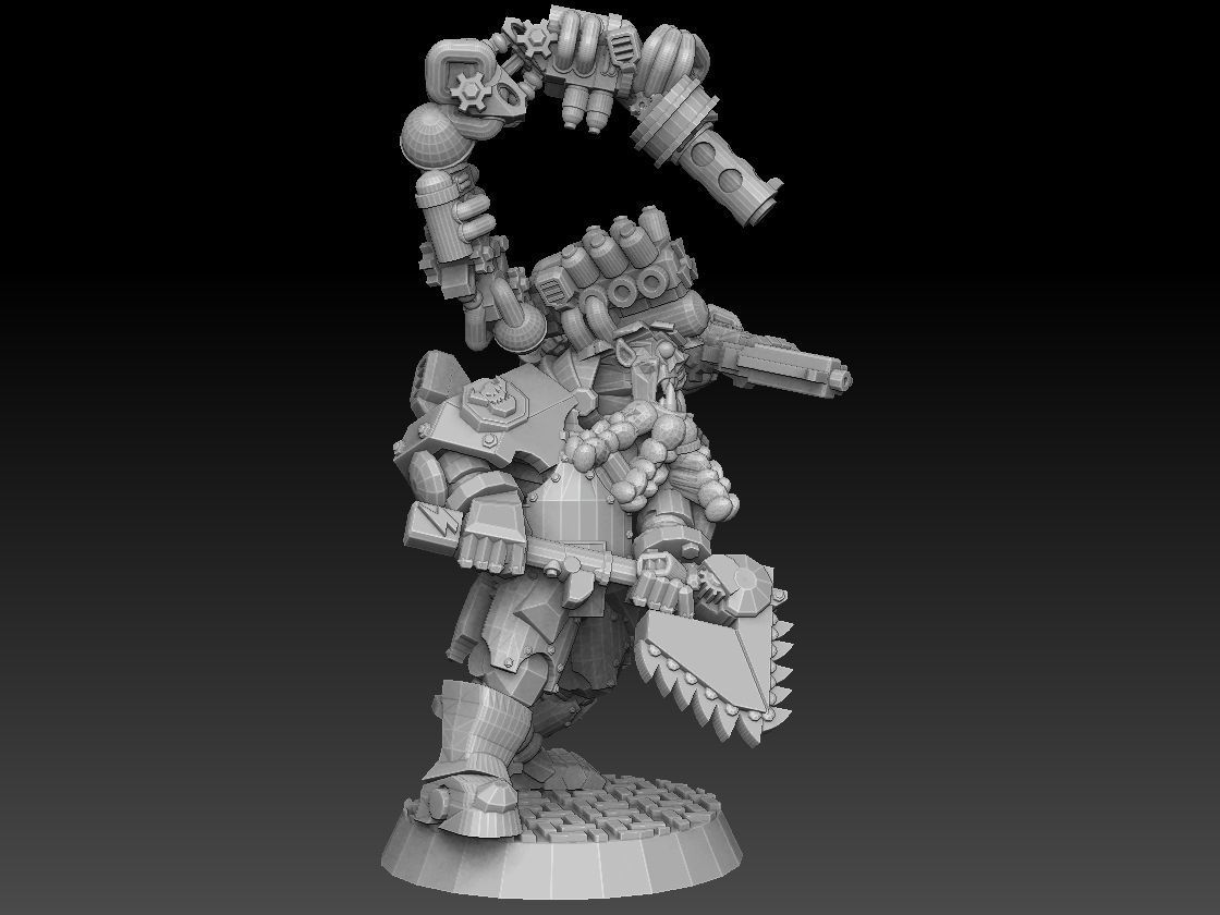 Orc Astroknight Megapack 3D print model_9