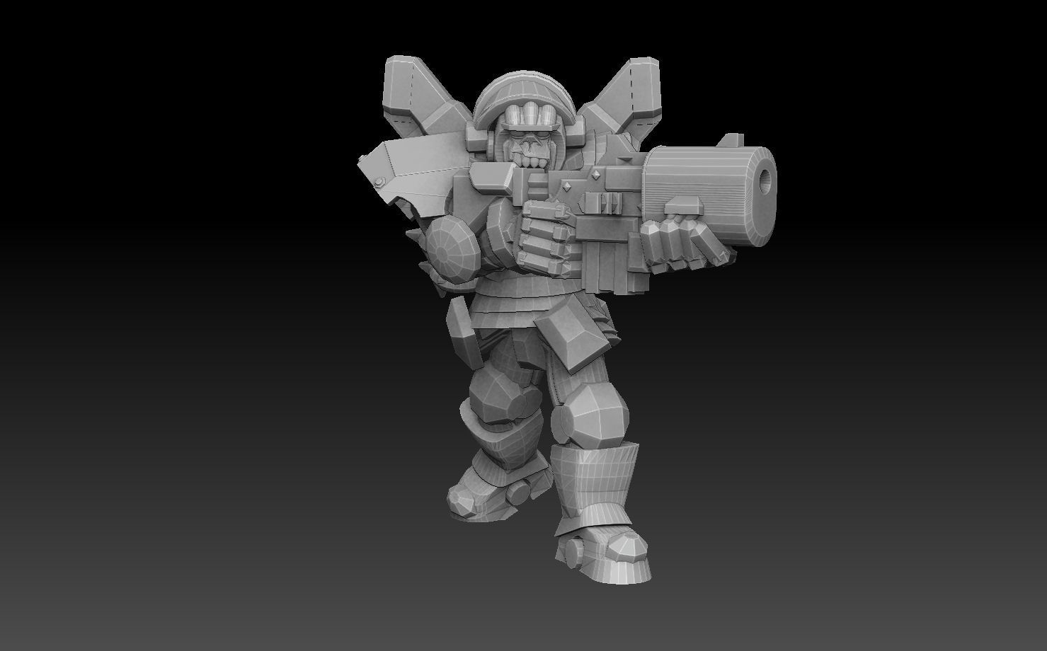 Orc Astroknight Megapack 3D print model_24