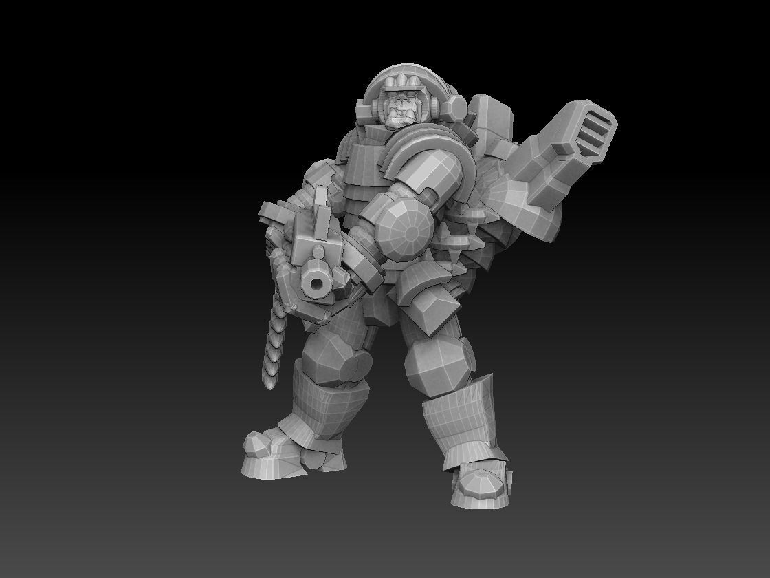 Orc Astroknight Megapack 3D print model_44
