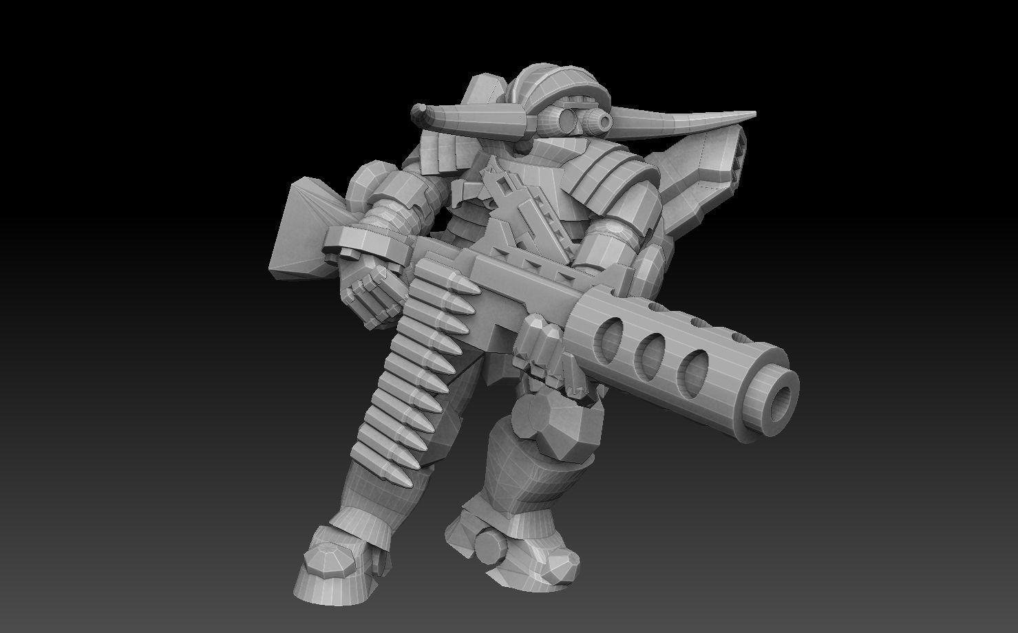 Orc Astroknight Megapack 3D print model_20