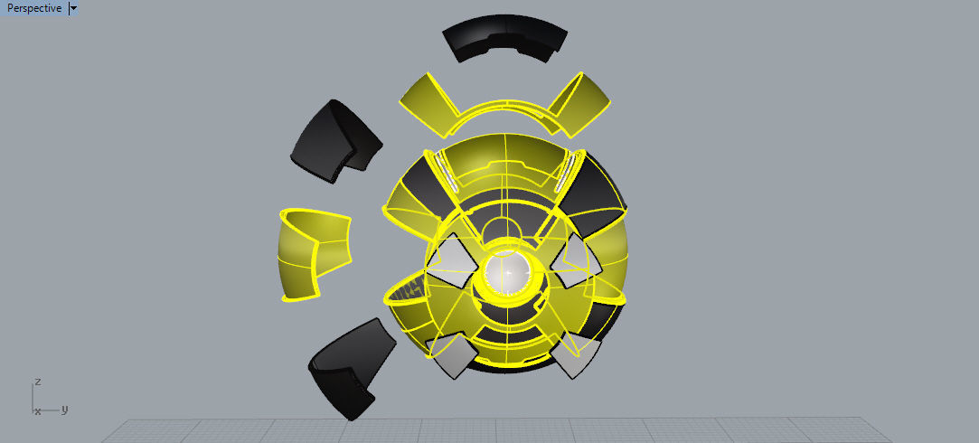 freeze grenade Low-poly 3D model_6