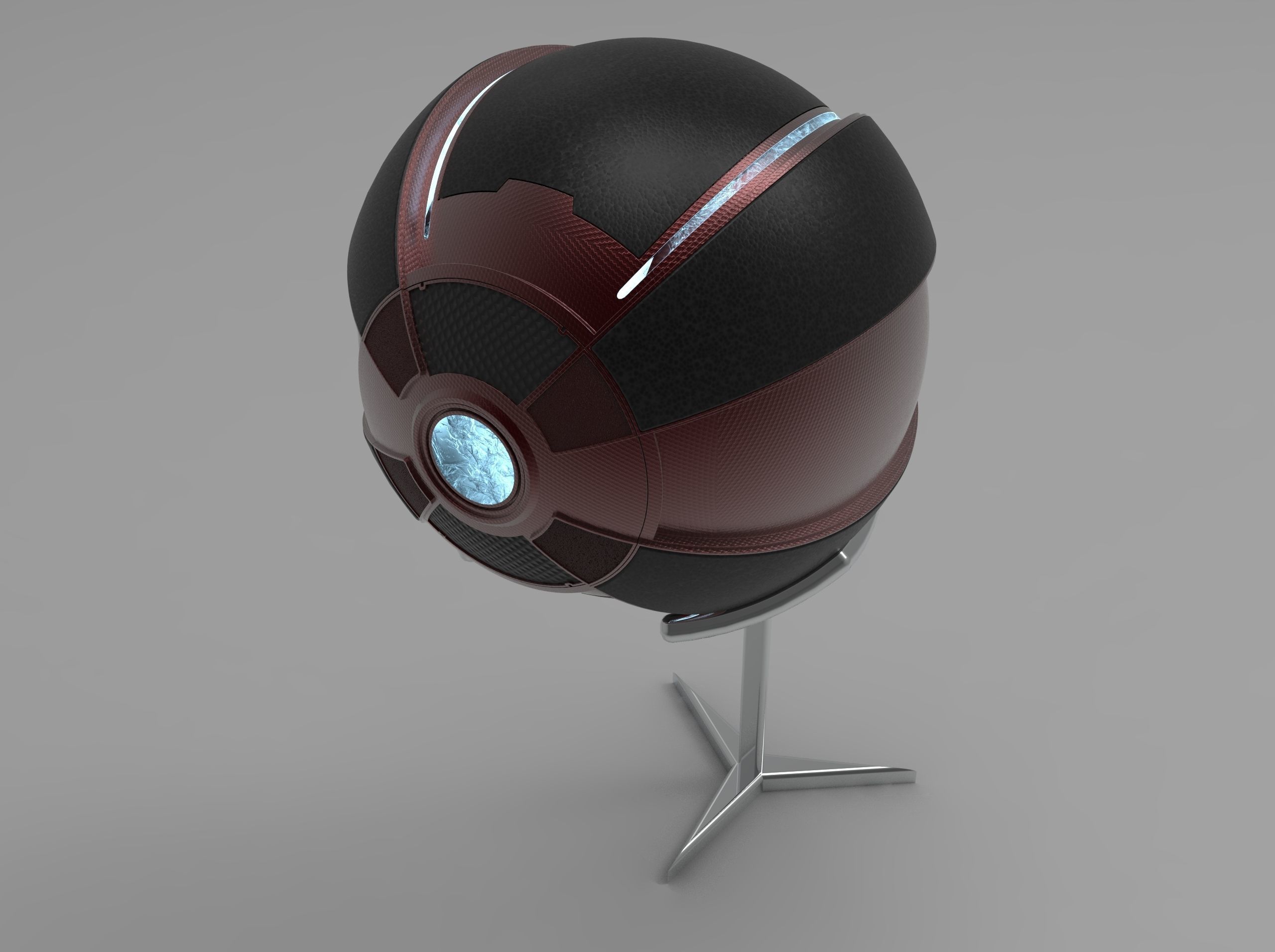 freeze grenade Low-poly 3D model_5