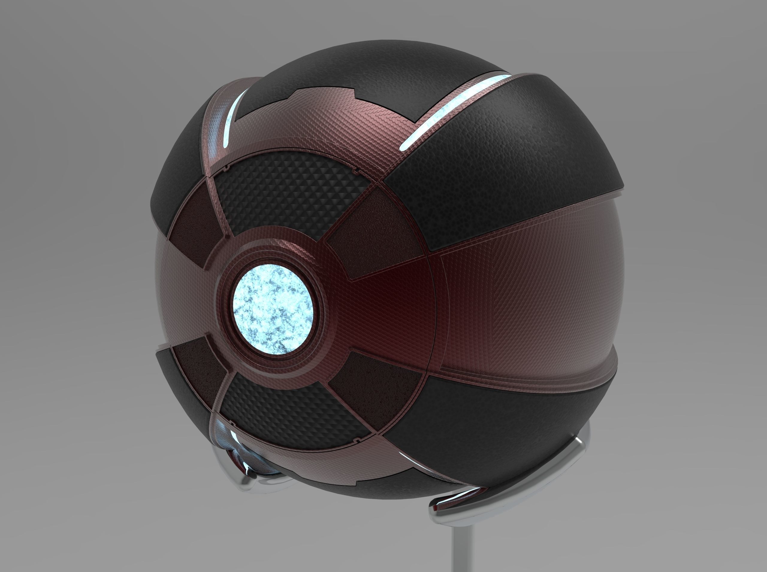 freeze grenade Low-poly 3D model_1