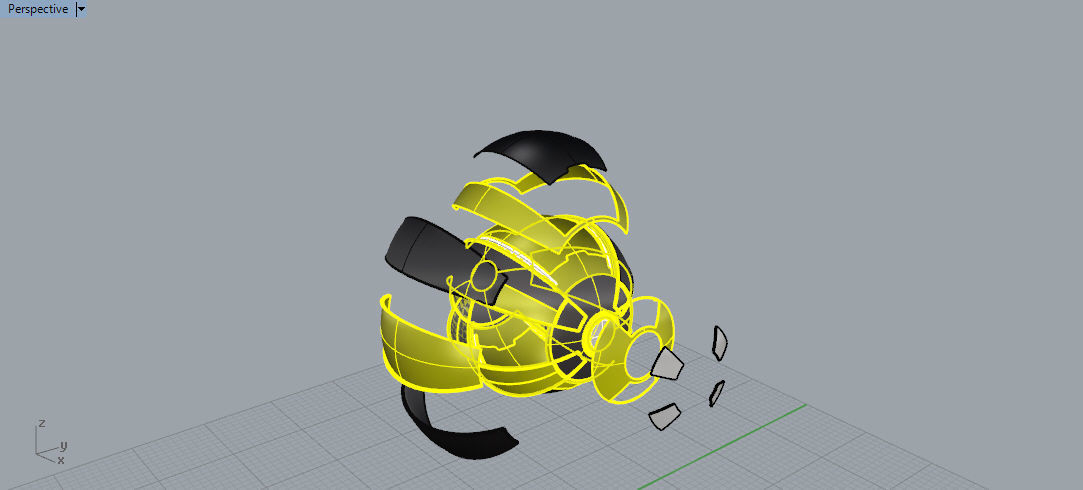 freeze grenade Low-poly 3D model_3