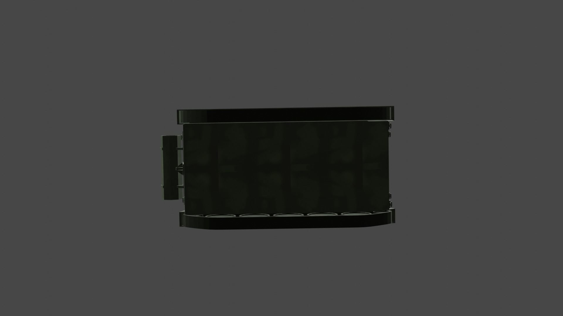 Tank inspired in British Crusader Tank Low-poly 3D model_4