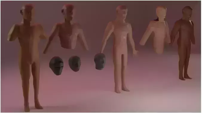 Human Basemeshes male