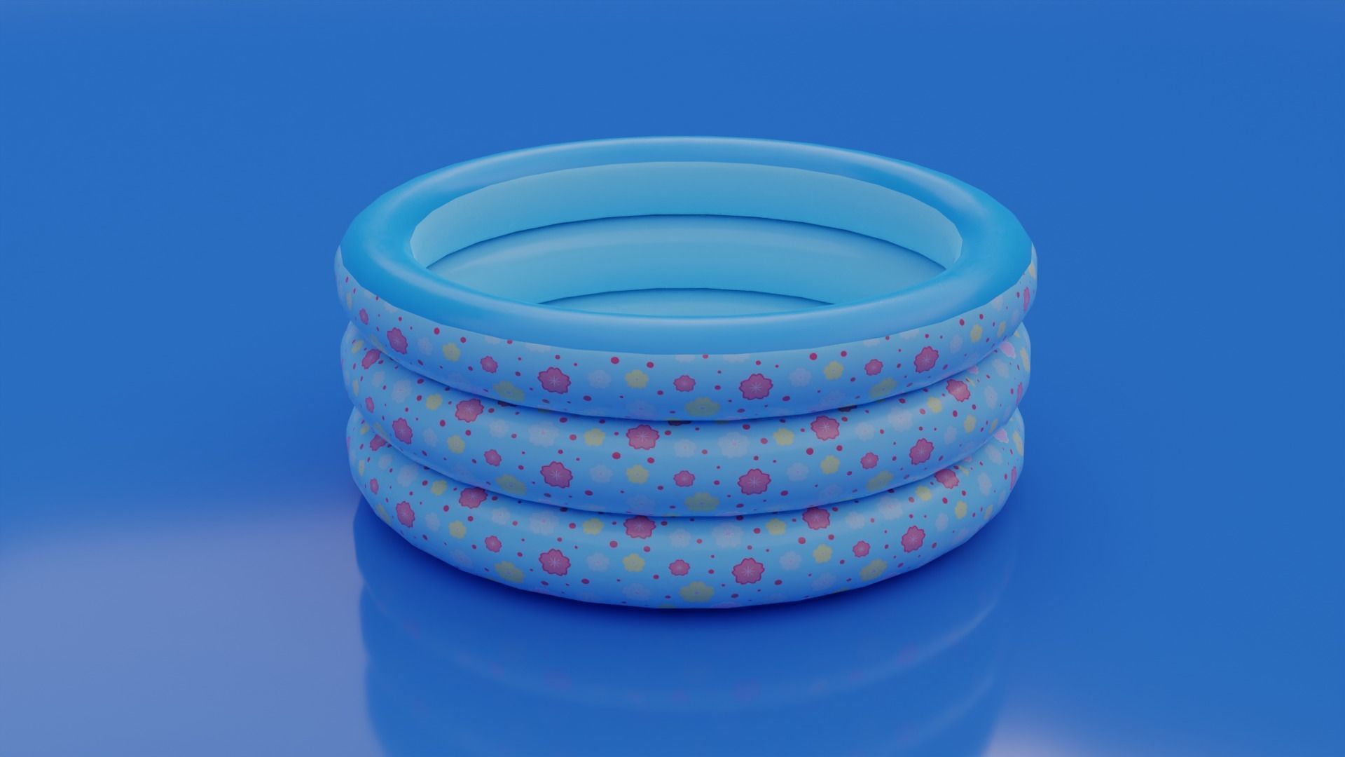 Floating Swimming Pool 3D model_4