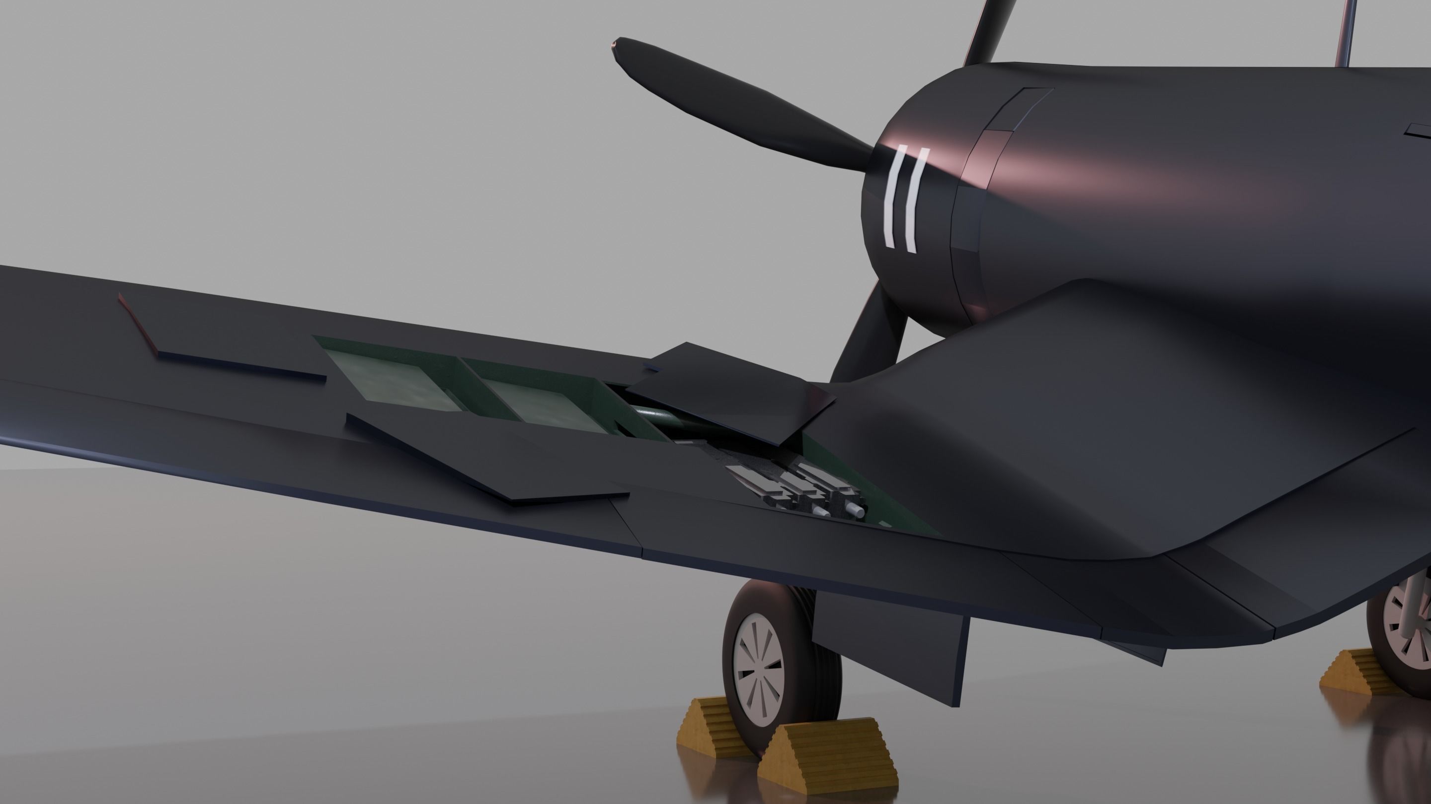 Vought F4u Corsair 3D model_6
