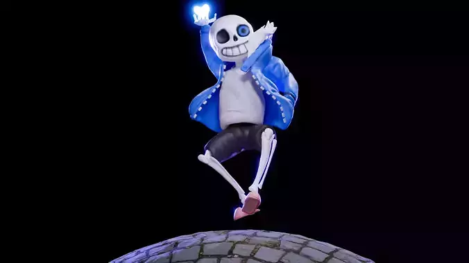 Sans Undertale Free 3D print model