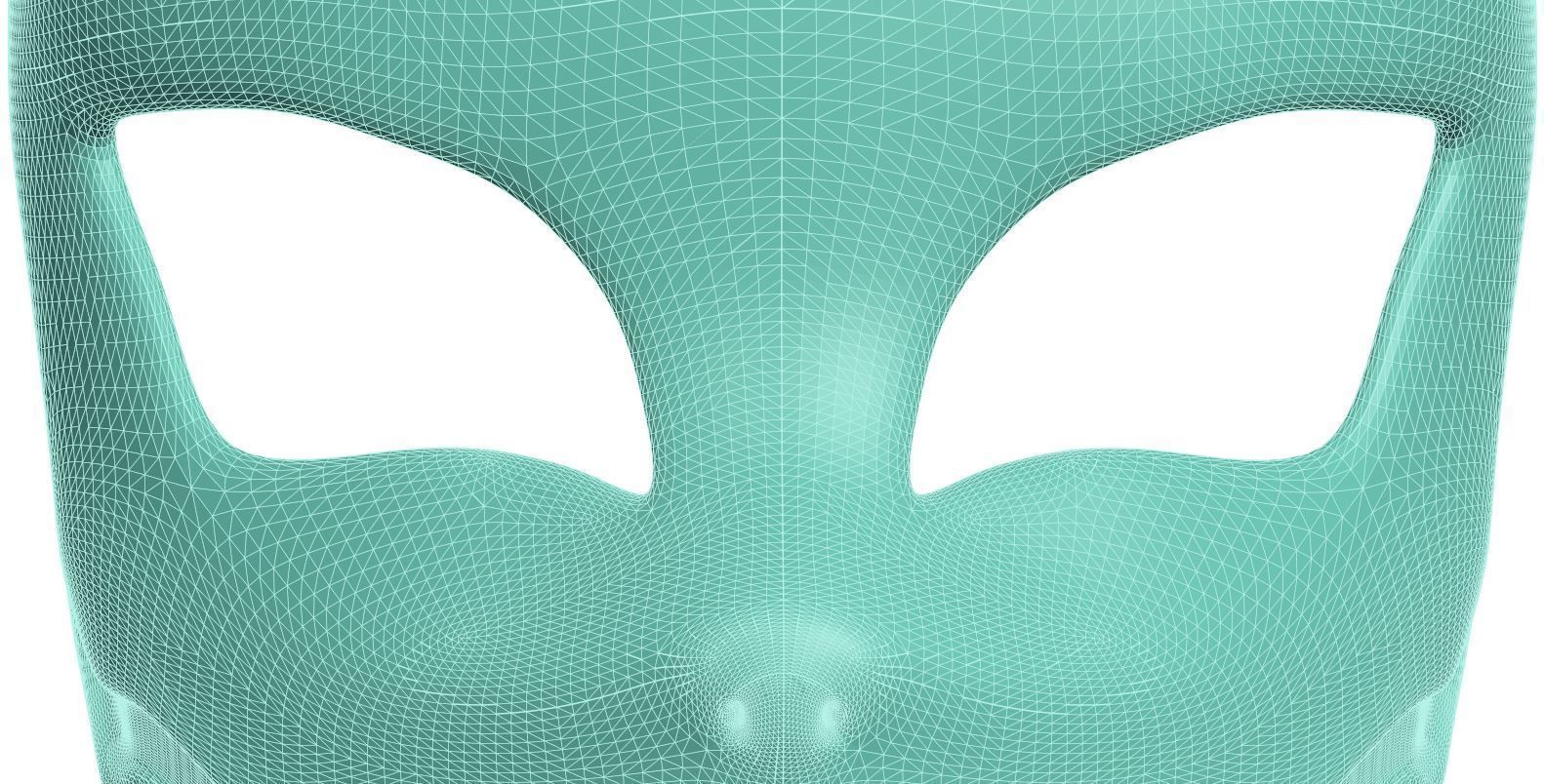 Mask - Kitsune 3D print model_5