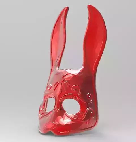 STL MASK - Bunny