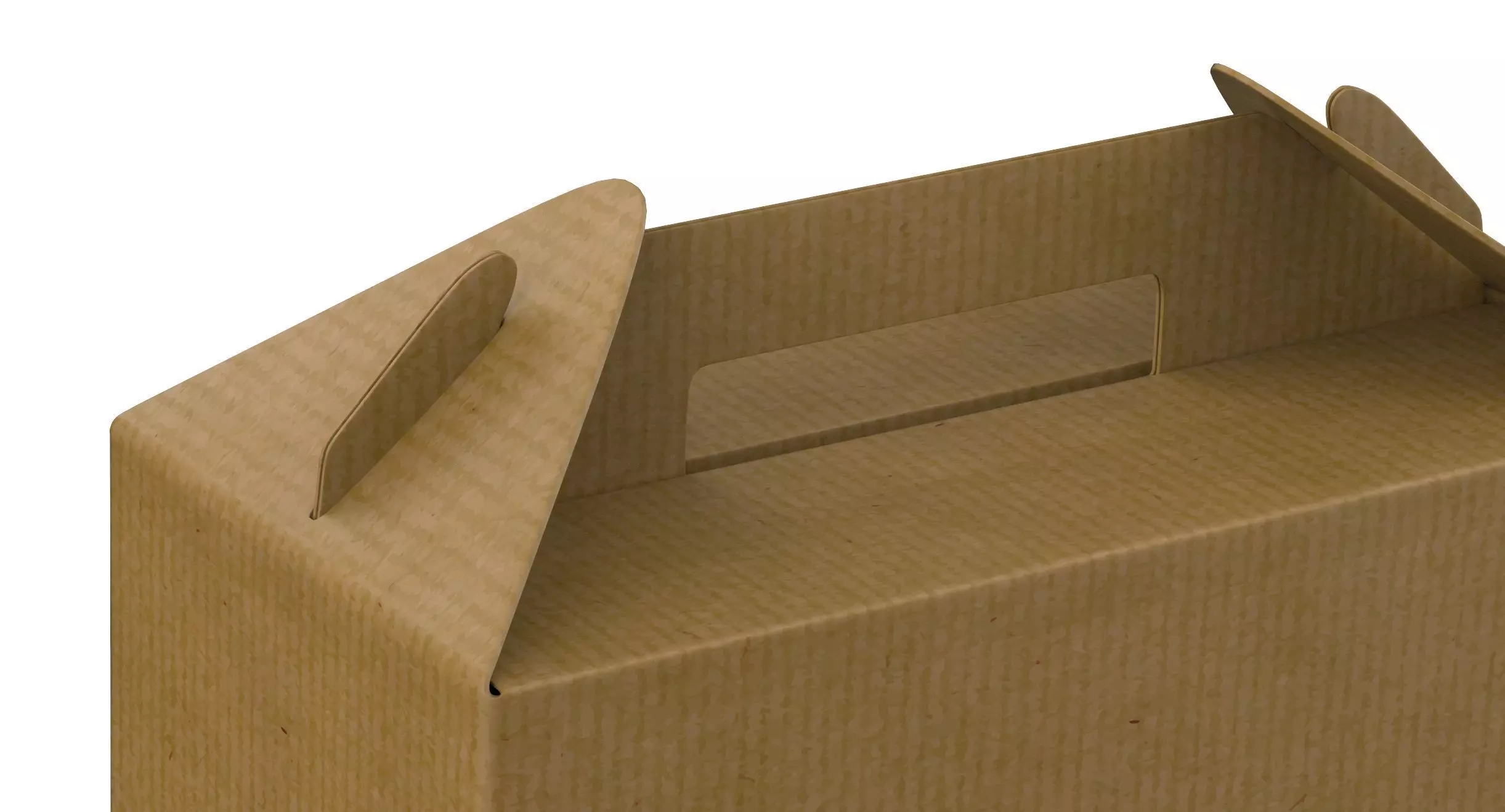 Take away box large 3D model_0