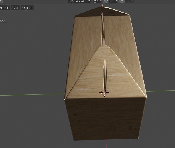 Take away box large 3D model_5