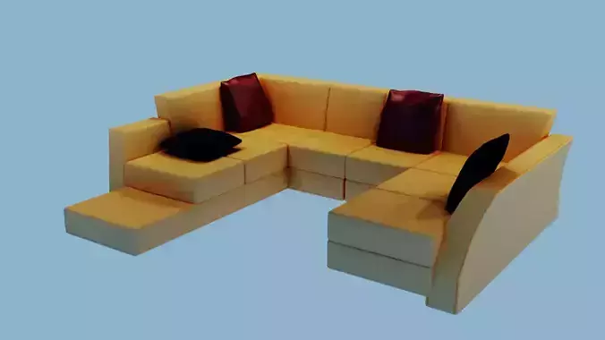 3d Model Sofa sectional