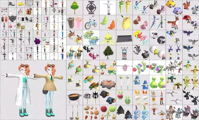 Cartoon - Collection Characters and objects and othes