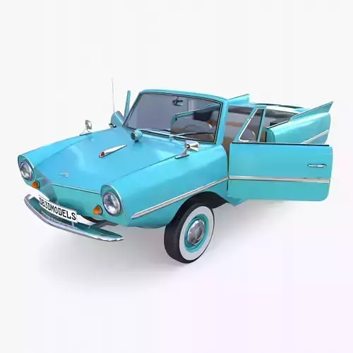 Amphicar 770 Blue w Interior