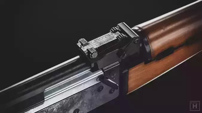 M70 Assault Rifle Low-poly 3D model