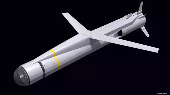 SPEAR missile 3D model