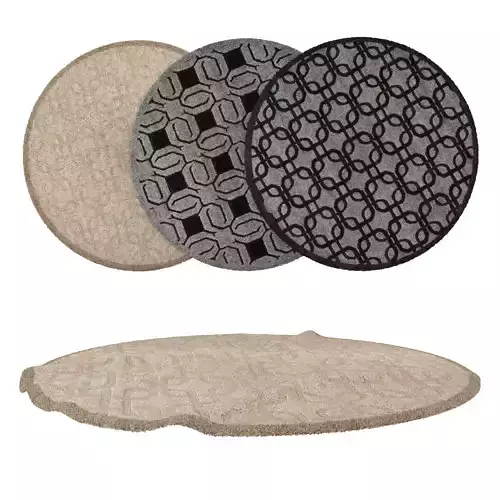 Round Rug Set 138