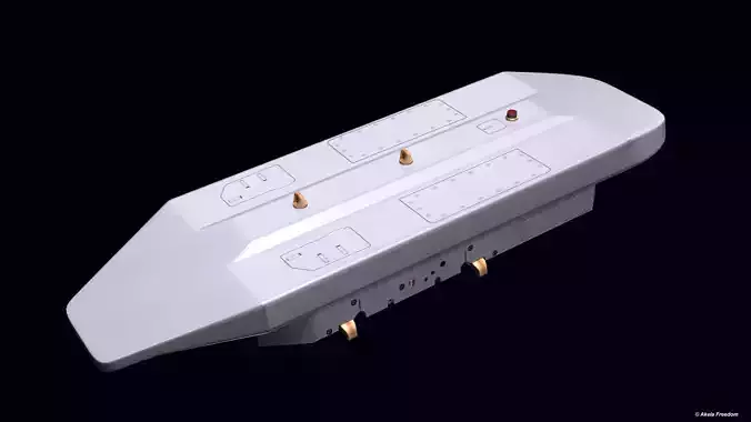 Three-missile launcher 3D model