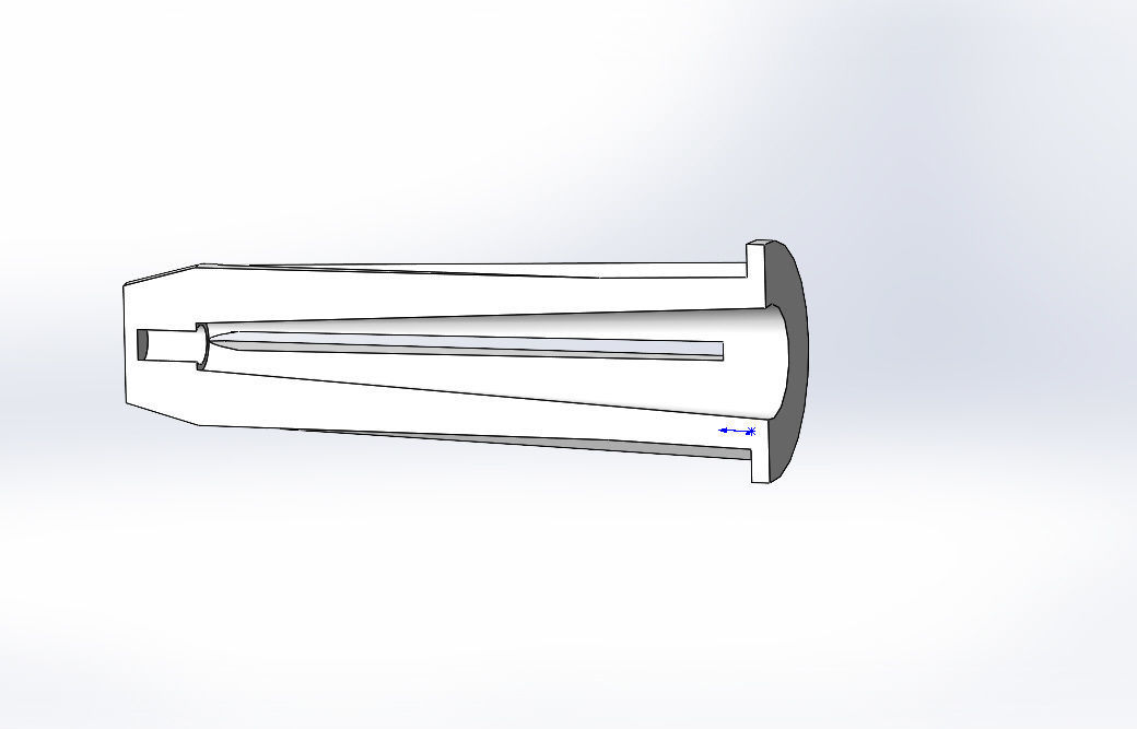 Dowel 25-4-6 GOST 26998-86 length is 25 mm diameter 6 mm 3D print model_2
