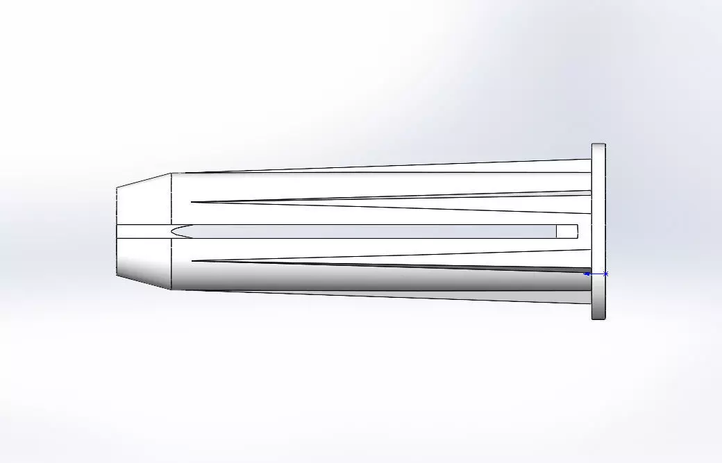 Dowel 25-4-6 GOST 26998-86 length is 25 mm diameter 6 mm 3D print model_0