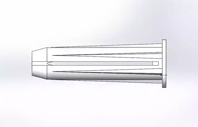 Dowel 25-4-6 GOST 26998-86  length is 25 mm diameter 6 mm 3D print model