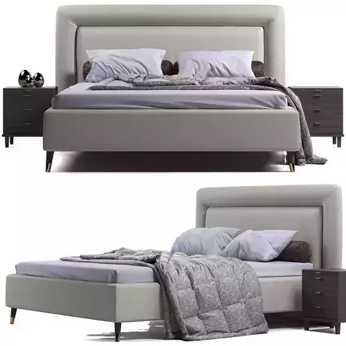 Opera contemporary RAMIRO bed  3D model