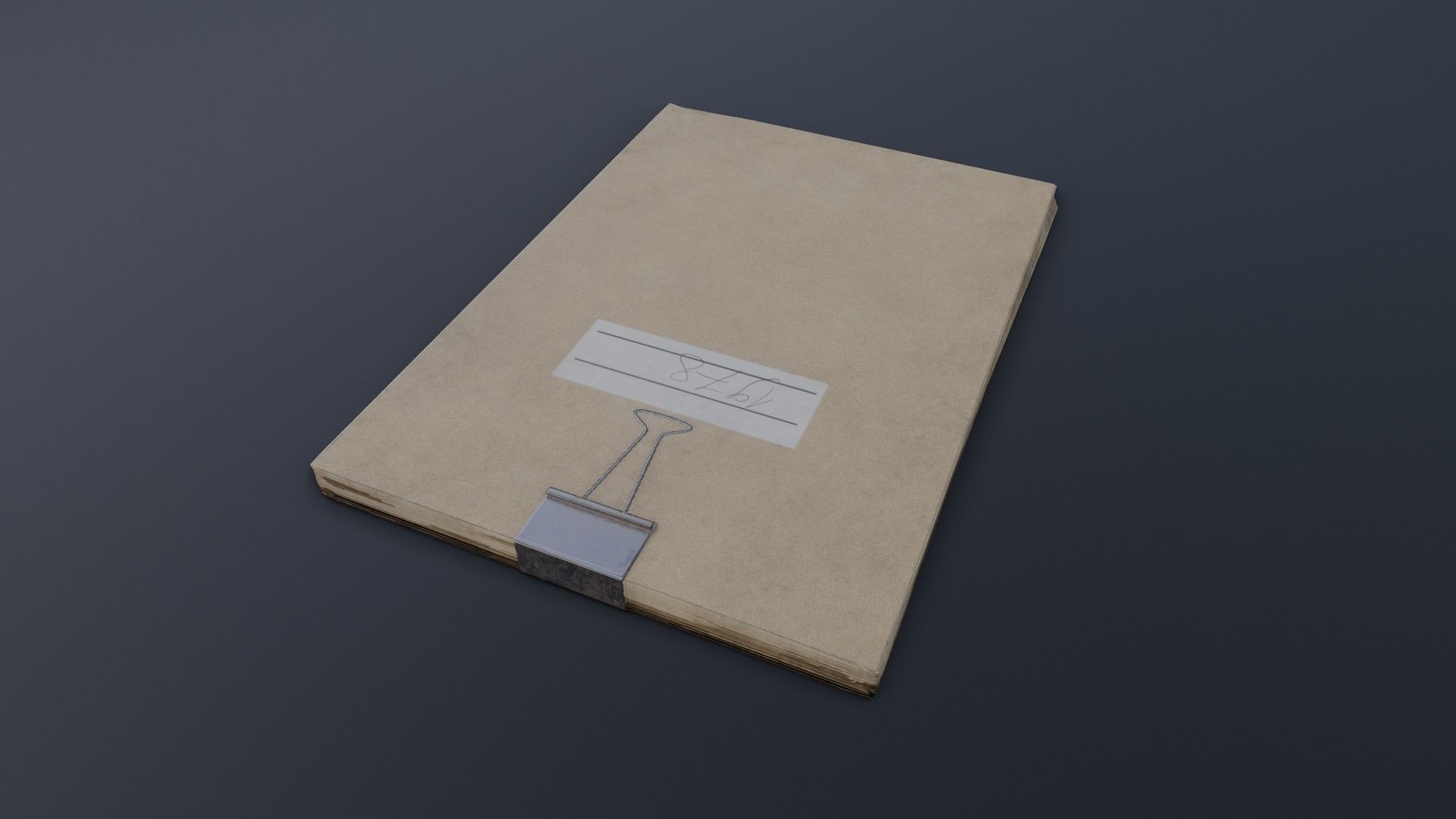 Old Dirty Notes Low-poly 3D model_16