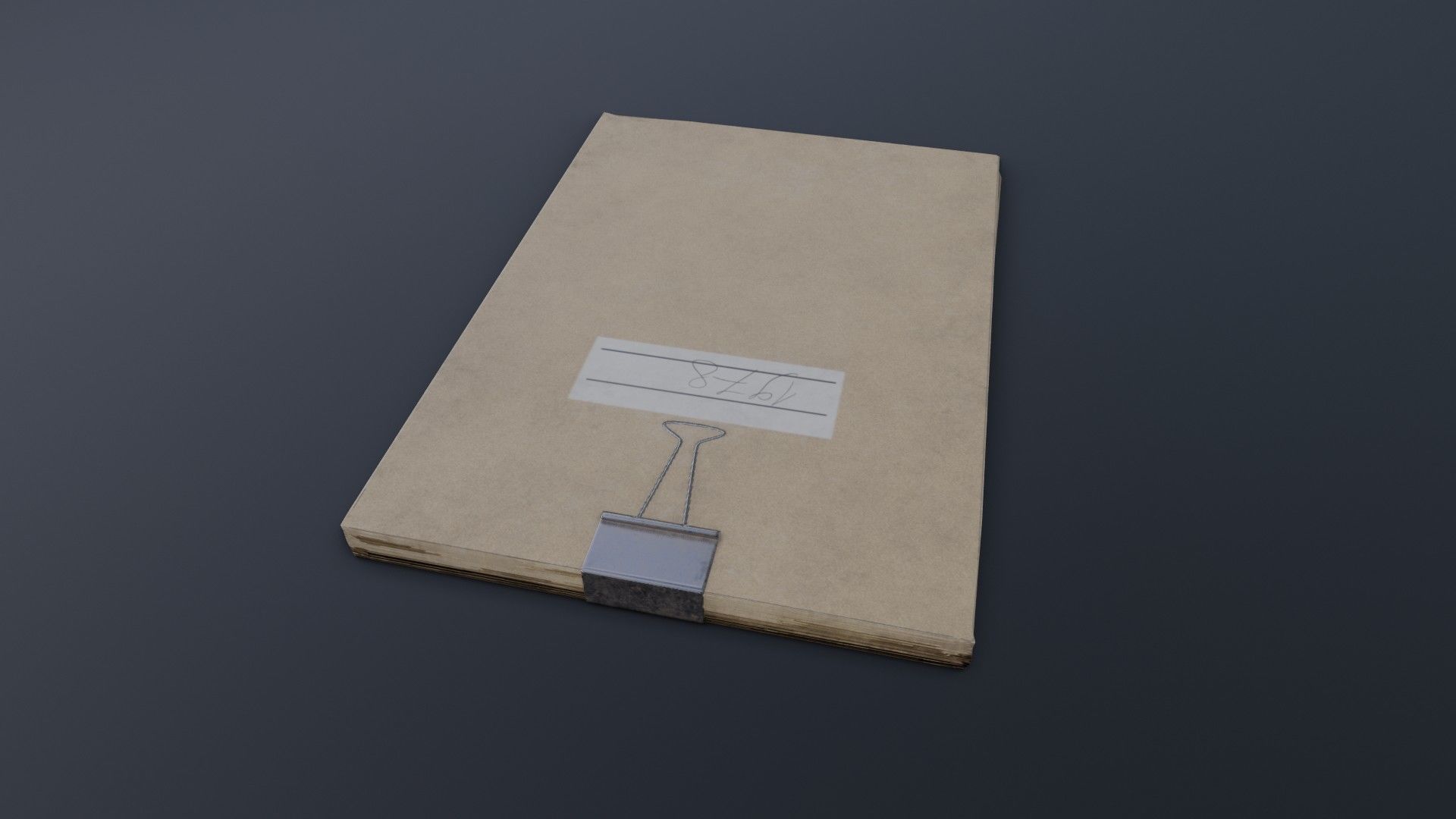 Old Dirty Notes Low-poly 3D model_15