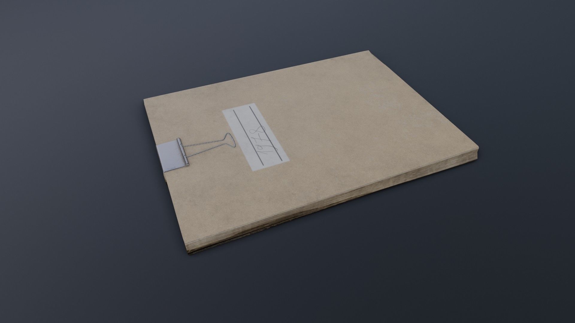 Old Dirty Notes Low-poly 3D model_20