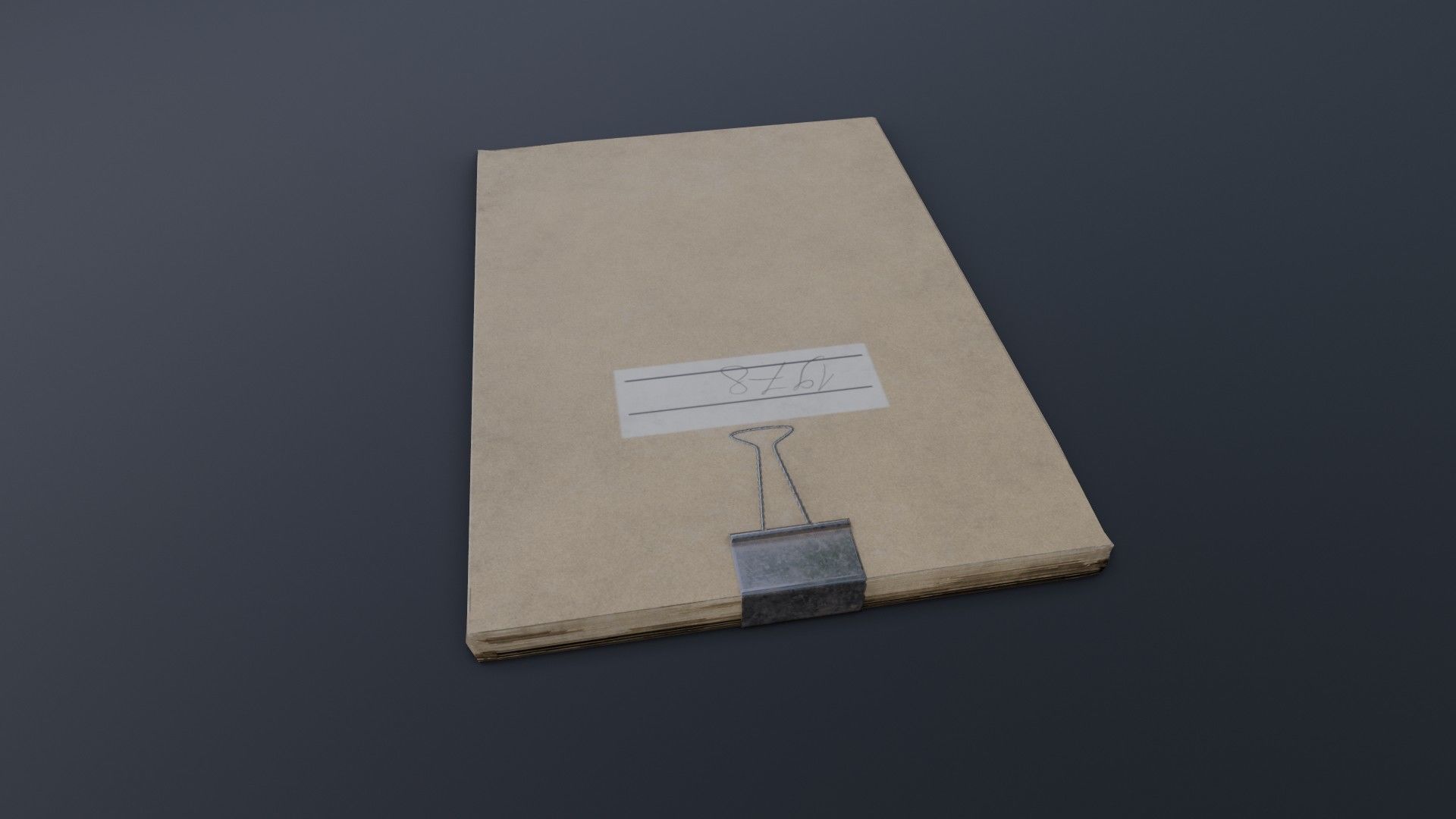 Old Dirty Notes Low-poly 3D model_13
