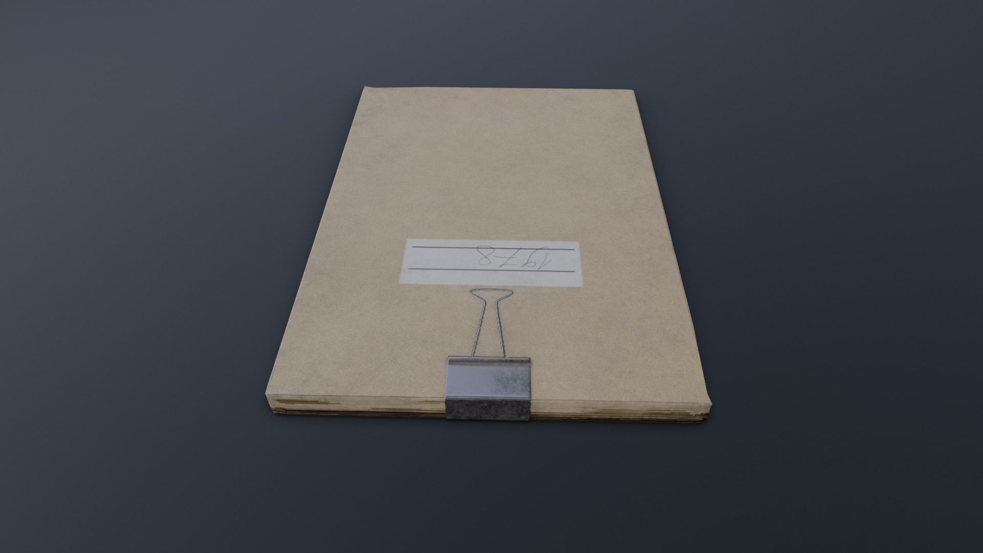 Old Dirty Notes Low-poly 3D model_14