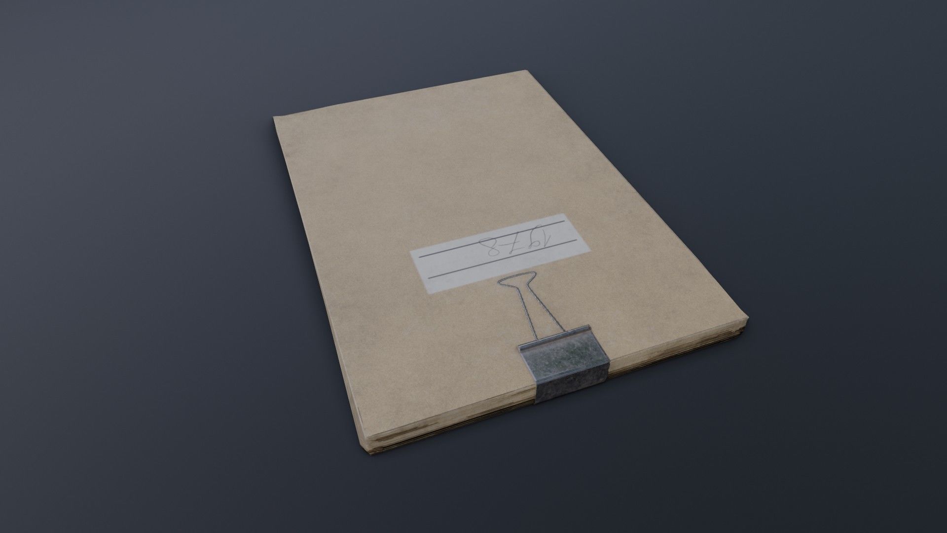 Old Dirty Notes Low-poly 3D model_12