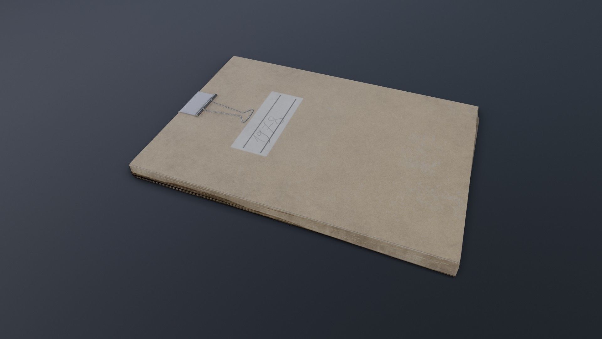 Old Dirty Notes Low-poly 3D model_24