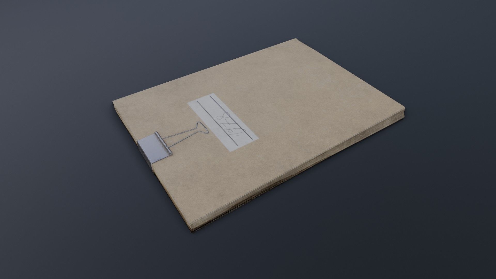 Old Dirty Notes Low-poly 3D model_19