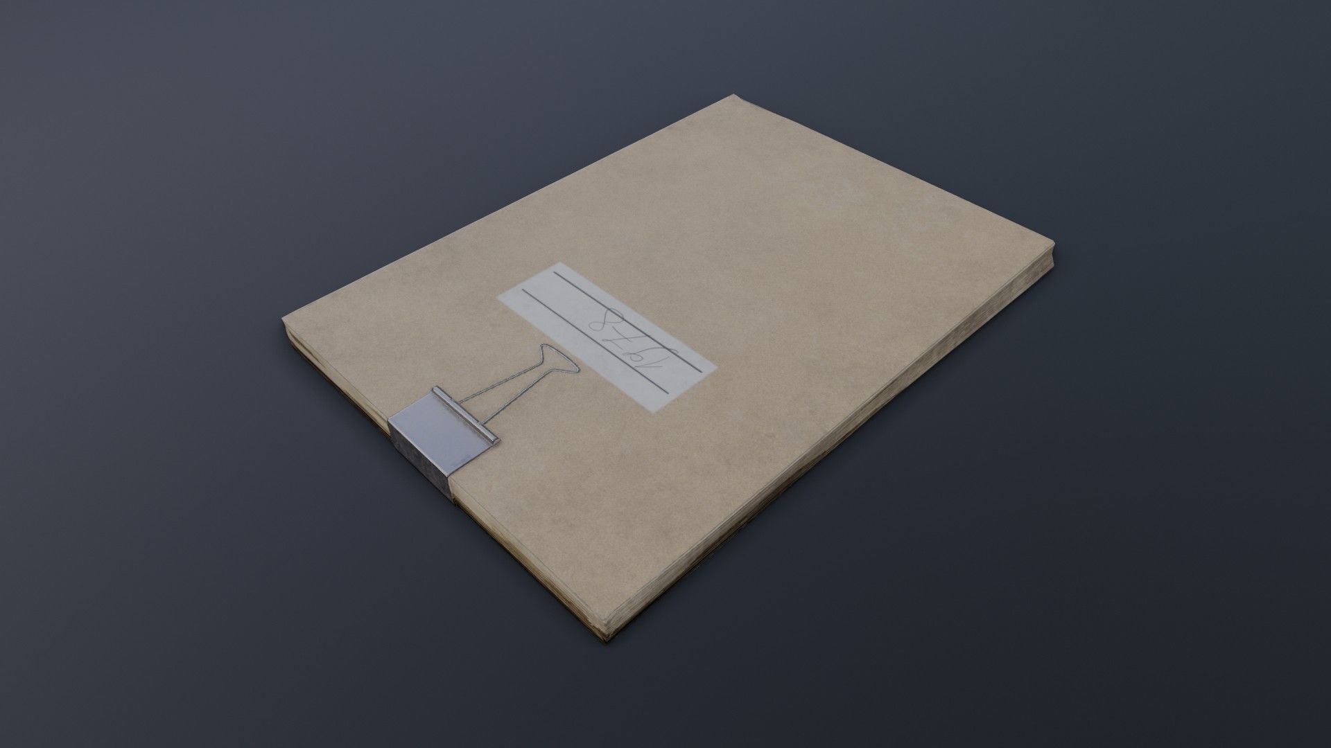 Old Dirty Notes Low-poly 3D model_18