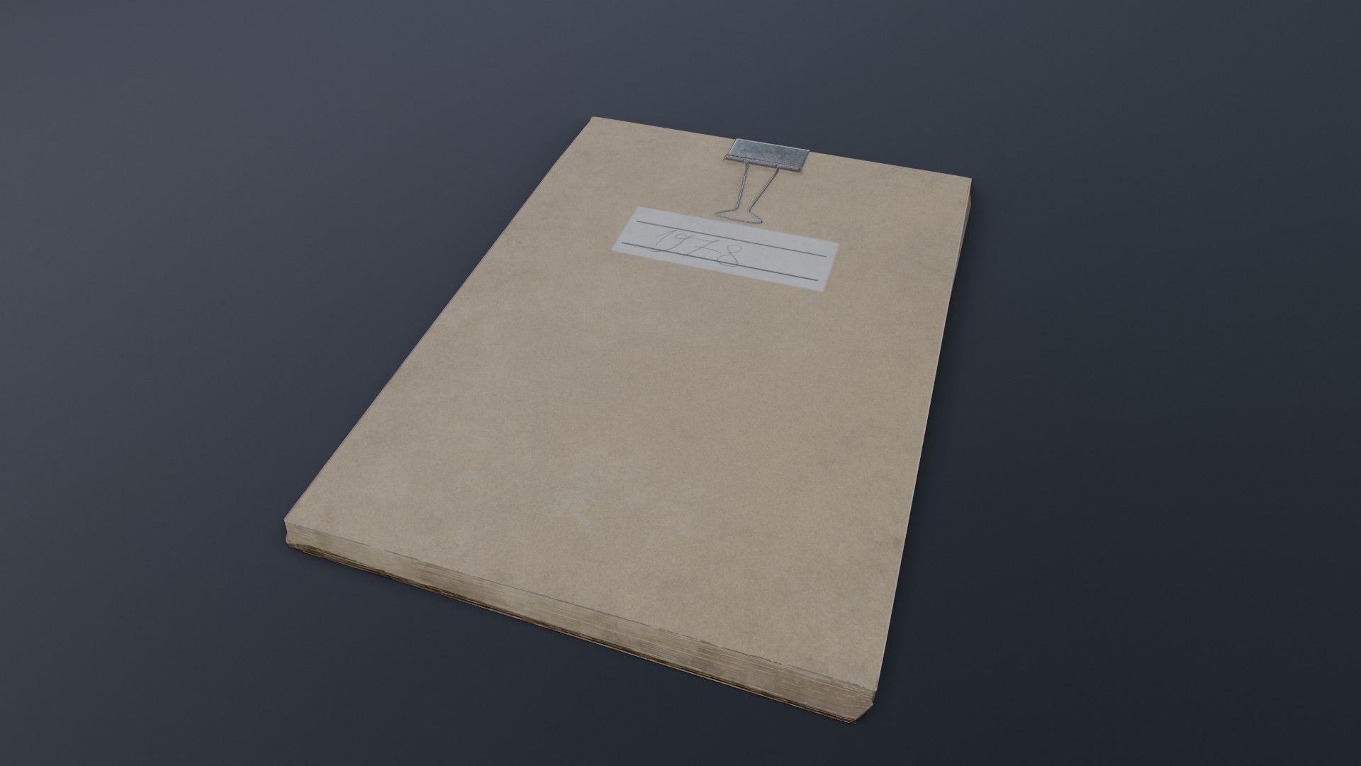 Old Dirty Notes Low-poly 3D model_32