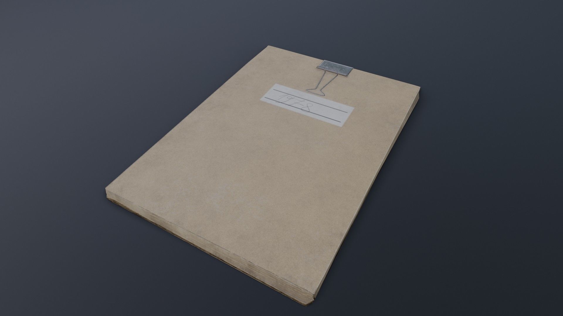 Old Dirty Notes Low-poly 3D model_33