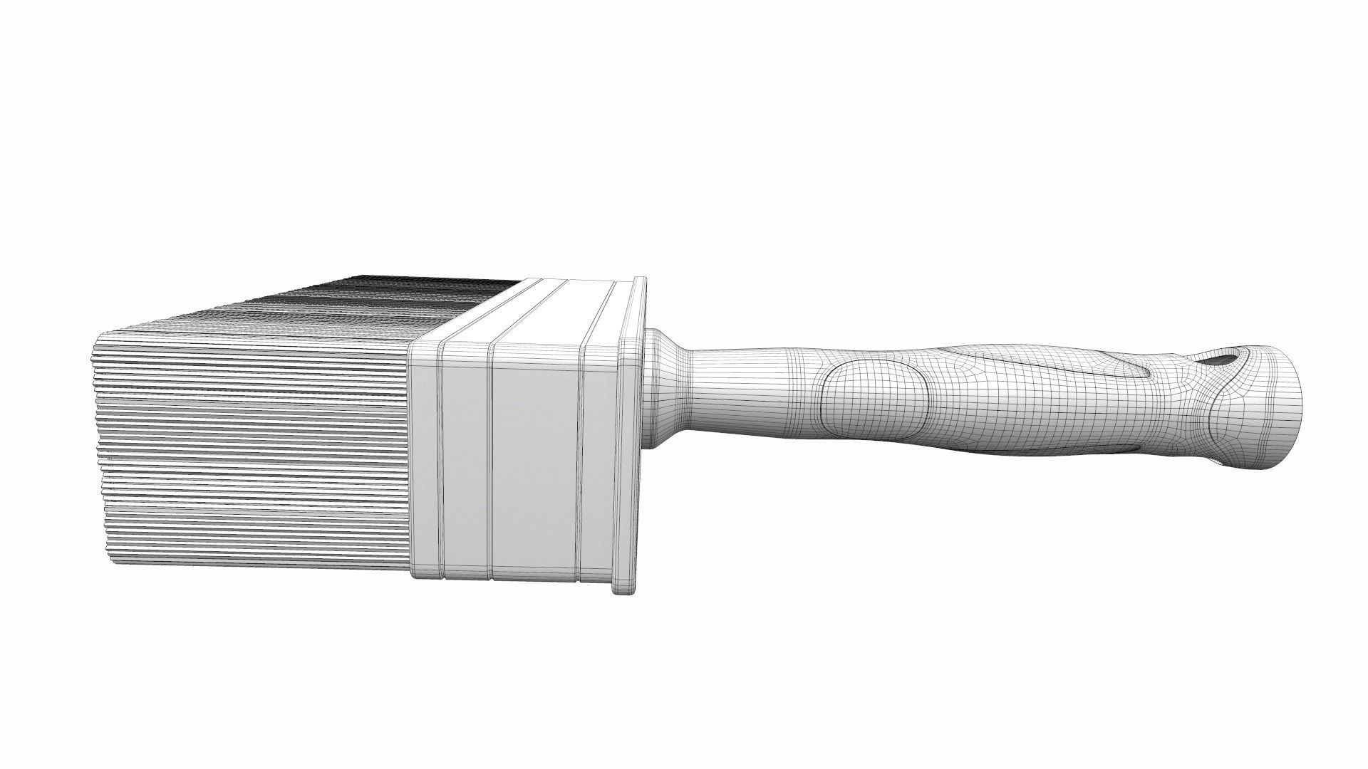 Paint brush big colect 3D model_10