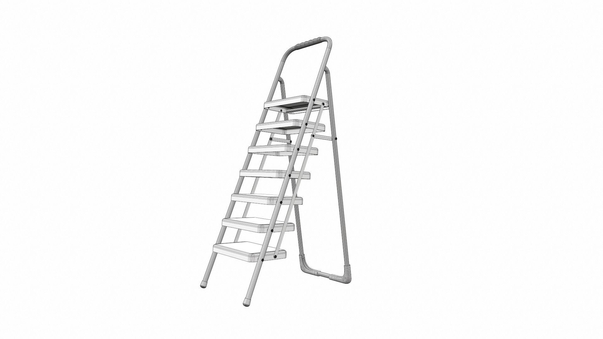 Step ladder colect 3D model_8