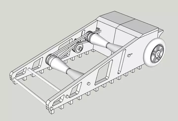 Paddock start engine MotoGP 1-12 3D print model_0