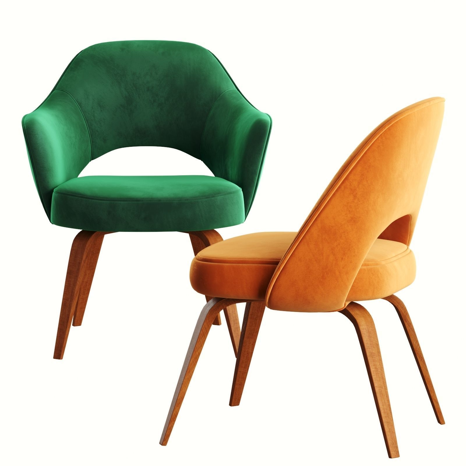 Knoll Saarinen Executive Arm Chair 3D model_2