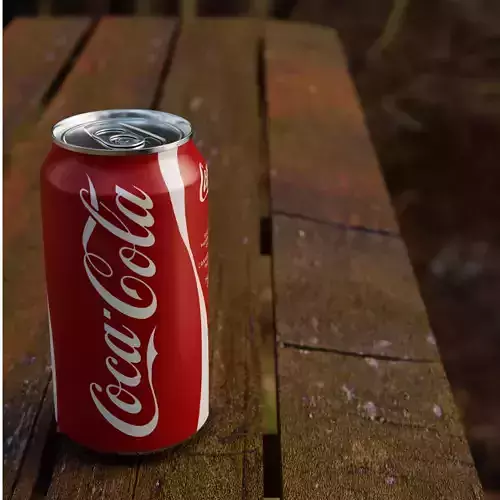 Coca Cola 3D model Low-poly 3D model