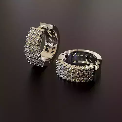 earring studs Free 3D print model